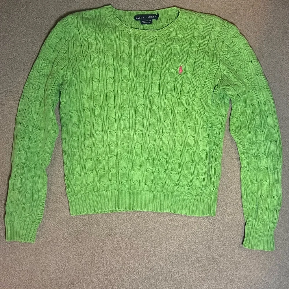 Ralph Lauren Vibrant Green Knitwear - Picture 1 of 3